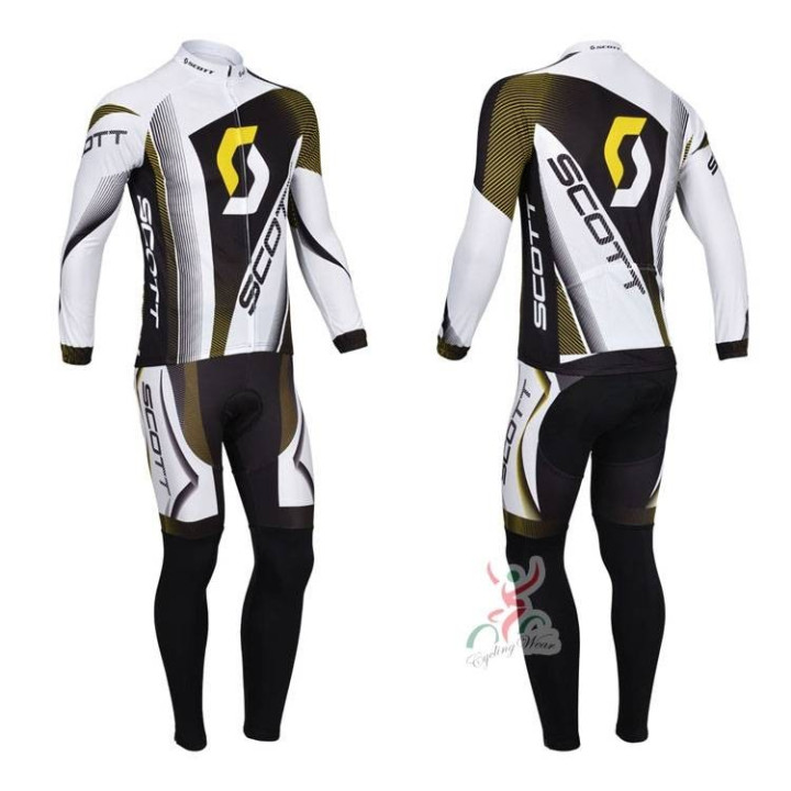 Ropa de ciclismo térmica Scott con tirantes a buen precio