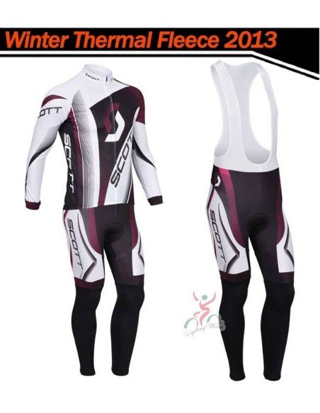 Ropa de ciclismo térmica Scott con tirantes en tallas grandes