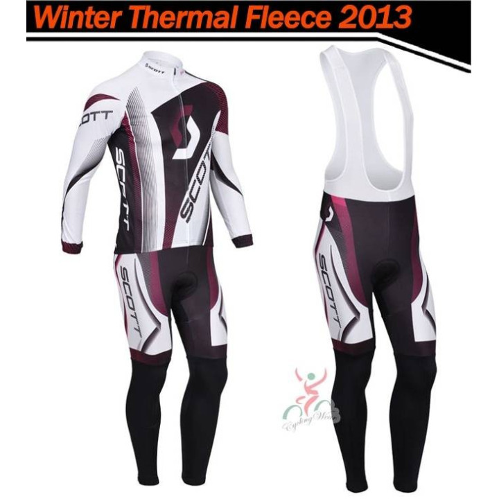 Ropa de ciclismo térmica Scott con tirantes en tallas grandes