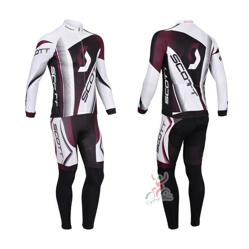 Ropa de ciclismo térmica Scott con tirantes en tallas grandes