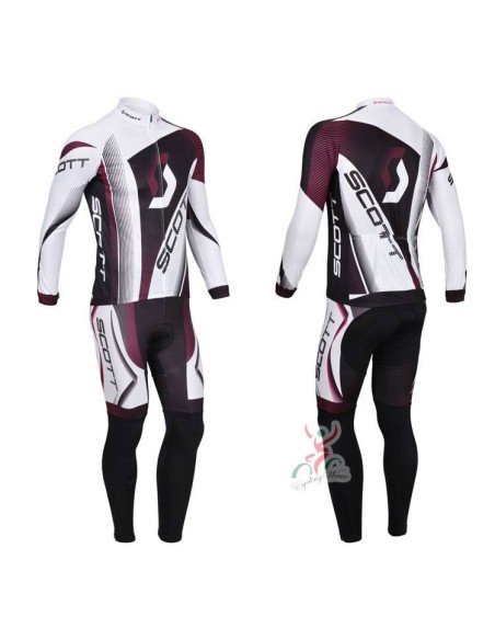 Ropa de ciclismo térmica Scott con tirantes en tallas grandes