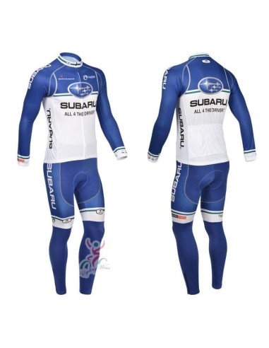 Ropa térmica de ciclismo Subaru con tirantes, comodidad y estilo para tus rutas