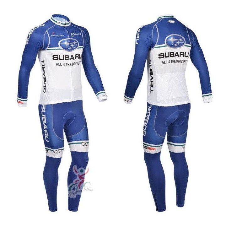 Ropa térmica de ciclismo Subaru con tirantes, comodidad y estilo para tus rutas