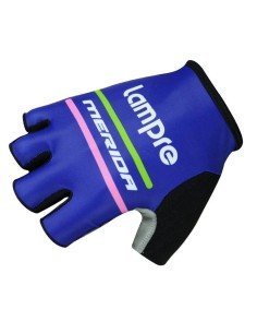 Guantes cortos de ciclismo Lampre para mayor comodidad y protección