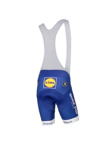 Equipación de ciclismo corta con tirantes Quick Step a buen precio