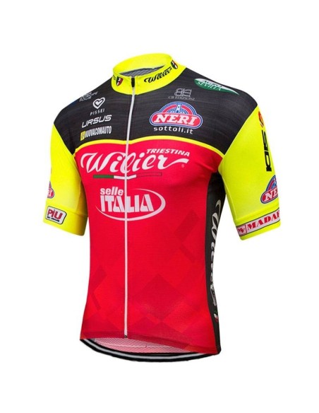 Equipación corta con tirantes WILIER SELLE ITALIA para ciclistas 2023