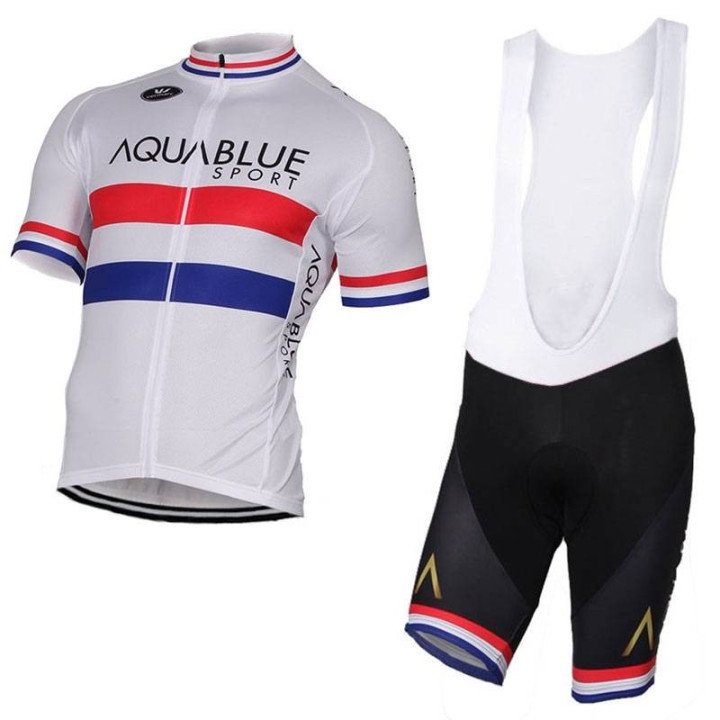 Equipación corta AQUA BLUE SPORT para ciclistas que buscan comodidad y estilo