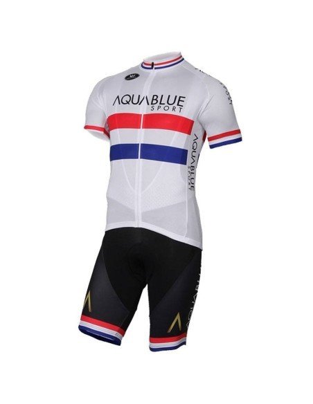 Equipación corta AQUA BLUE SPORT para ciclistas que buscan comodidad y estilo