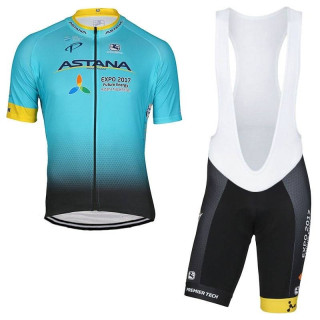 Equipación corta Astana para ciclismo al mejor precio
