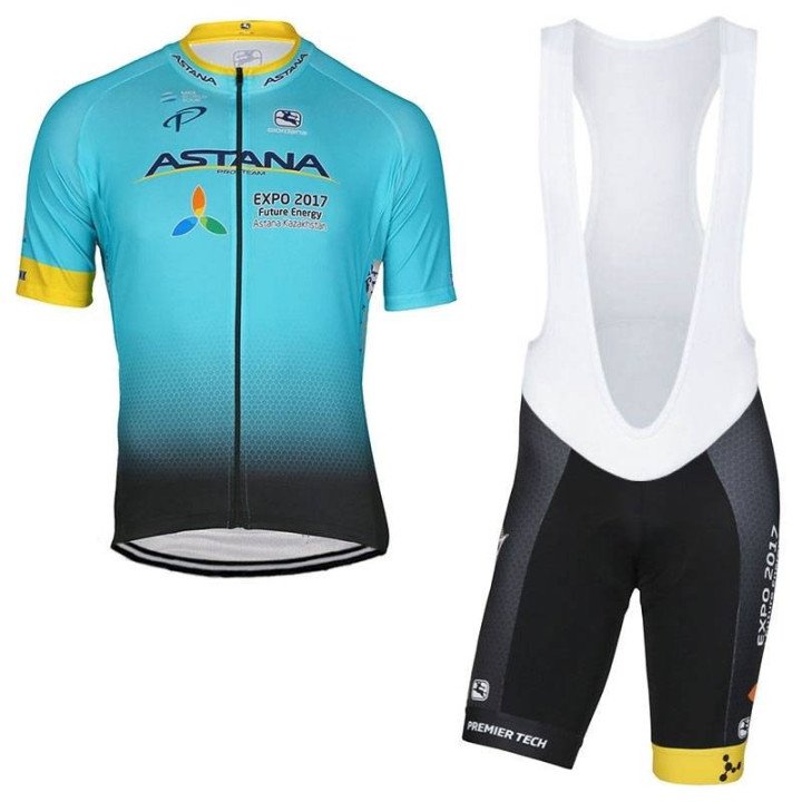 Equipación corta Astana para ciclismo al mejor precio