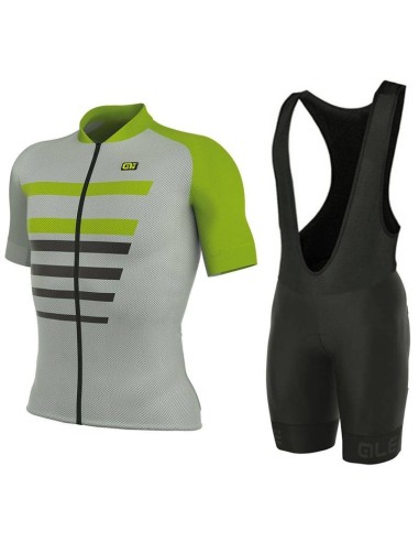 Equipación corta con tirantes ALE PRR 2.0 PIUMA para ciclismo a buen precio