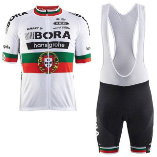 Equipación corta BORA hansgrohe Portugal champion para ciclistas 2023
