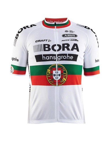 Equipación corta BORA hansgrohe Portugal champion para ciclistas 2023
