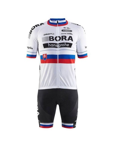 Equipación corta BORA hansgrohe Slovakia champion para ciclistas 2023