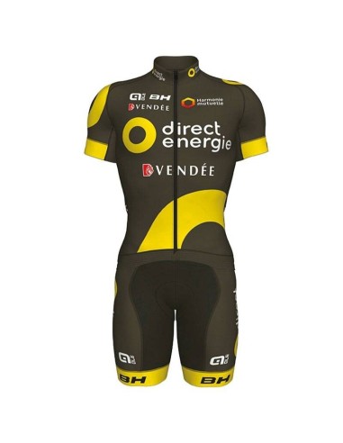 Equipación corta con tirantes DIRECT ENERGIE para ciclismo al mejor precio