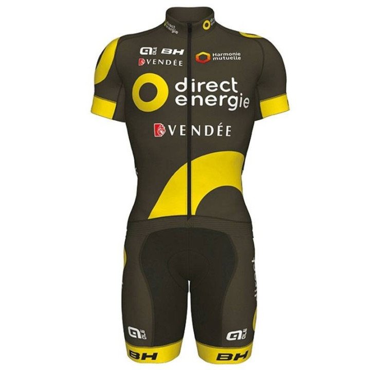 Equipación corta con tirantes DIRECT ENERGIE para ciclismo al mejor precio