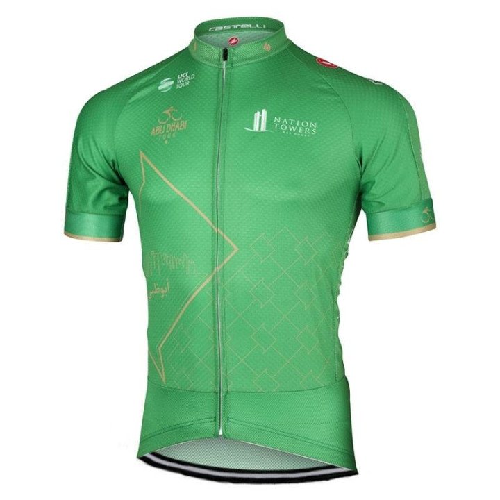 Equipación corta con tirantes ABU DHABI TOUR para ciclistas amantes del confort