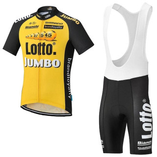 Equipación corta con tirantes LOTTO NL JUMBO para ciclismo al mejor precio