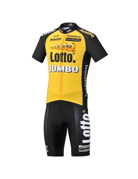 Equipación corta con tirantes LOTTO NL JUMBO para ciclismo al mejor precio