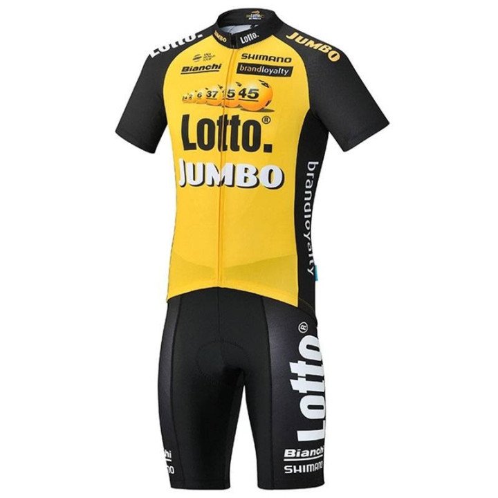 Equipación corta con tirantes LOTTO NL JUMBO para ciclismo al mejor precio