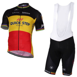 Equipación de ciclismo QUICK STEP FLOORS para campeones belgas a buen precio