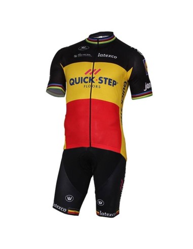 Equipación de ciclismo QUICK STEP FLOORS para campeones belgas a buen precio
