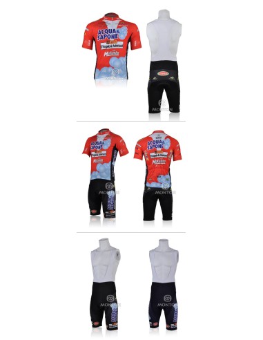 Equipación corta con tirantes acqua sapone para disfrutar del ciclismo