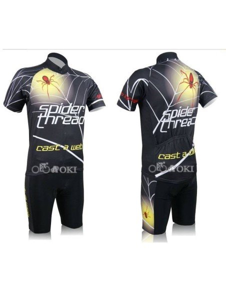 Equipación corta con tirantes Spider para disfrutar del ciclismo