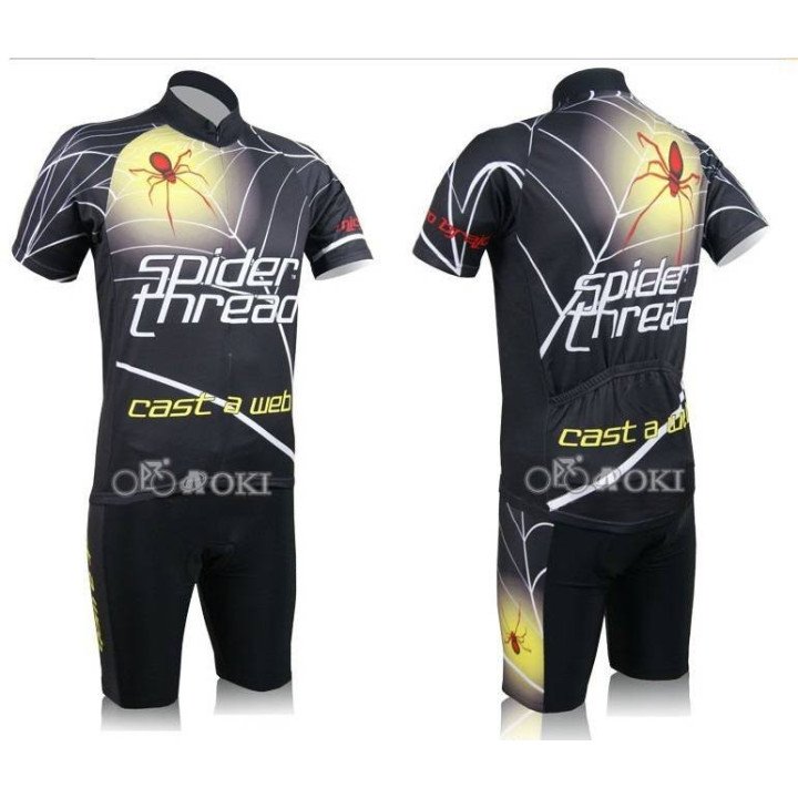 Equipación corta con tirantes Spider para disfrutar del ciclismo