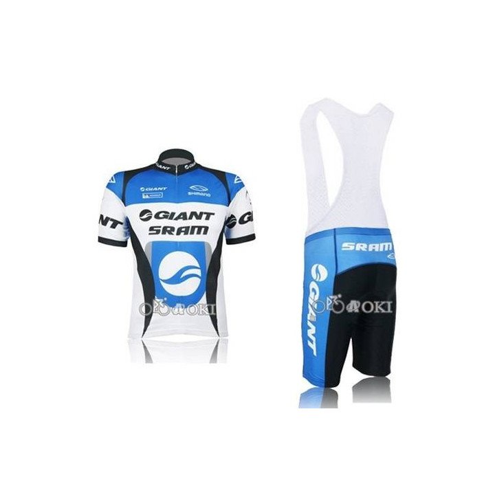 Equipación corta con tirantes Giant a buen precio para ciclistas