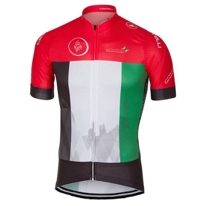 Conjunto corto de ciclismo UAE DUBAI TOUR a buen precio