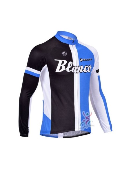 Maillot largo blanco para ciclistas, cómodo y funcional