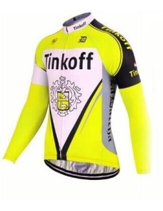 Maillot largo Tinkoff para ciclistas que buscan comodidad y estilo