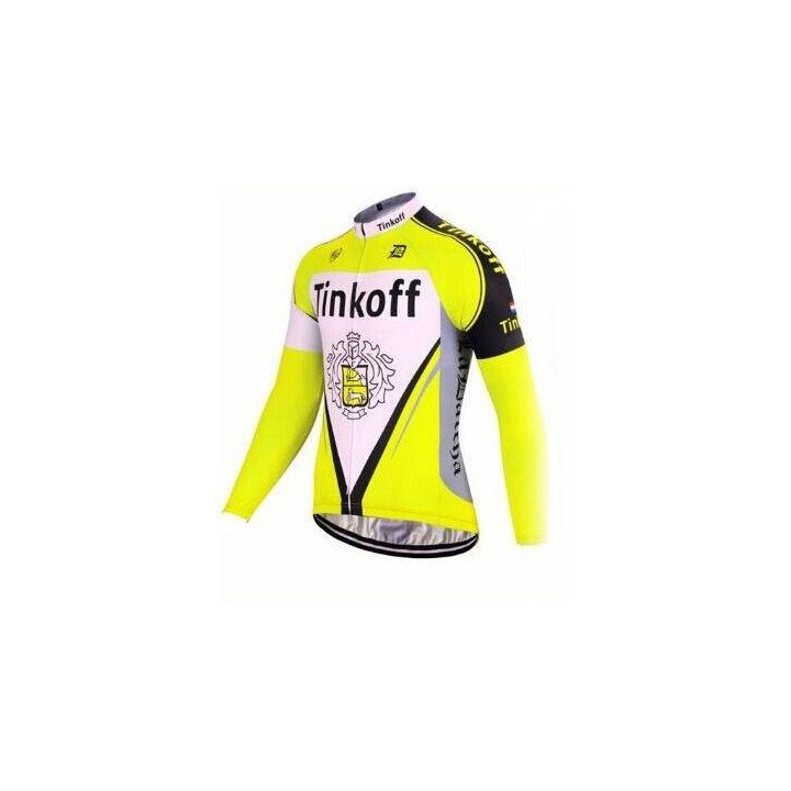 Maillot largo Tinkoff para ciclistas que buscan comodidad y estilo