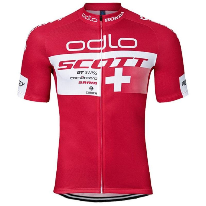 Maillot Corto SCOTT SRAM Campeón Suizo en Oferta
