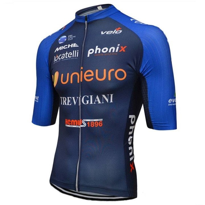 Maillot Ciclismo Corto UNIEURO TREVIGIANI: Comodidad y Estilo para tu Rutas