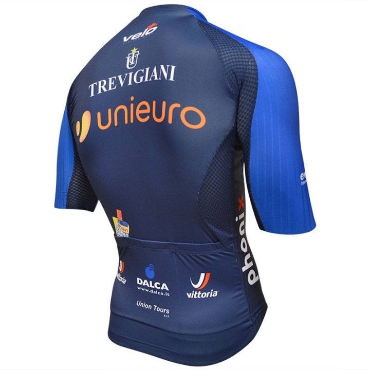 Maillot Ciclismo Corto UNIEURO TREVIGIANI: Comodidad y Estilo para tu Rutas