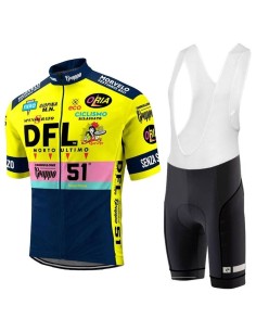 Equipación corta DFL retro para ciclistas: comodidad y estilo al mejor precio