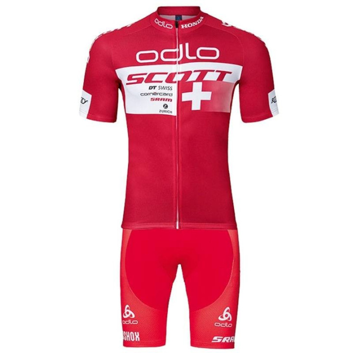 Equipación corta SCOTT SRAM: calidad suiza para ciclistas