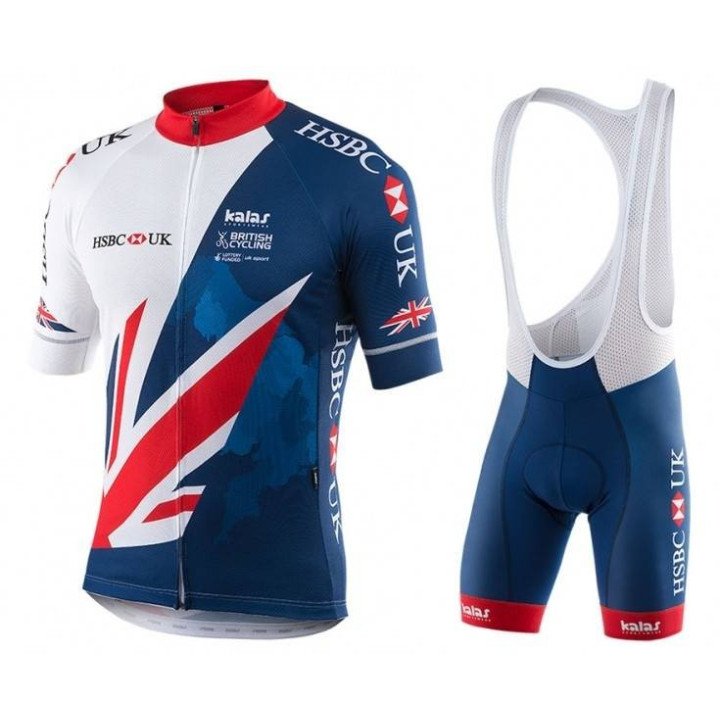 Equipación corta con tirantes Kalas HSBC GB para ciclismo al mejor precio