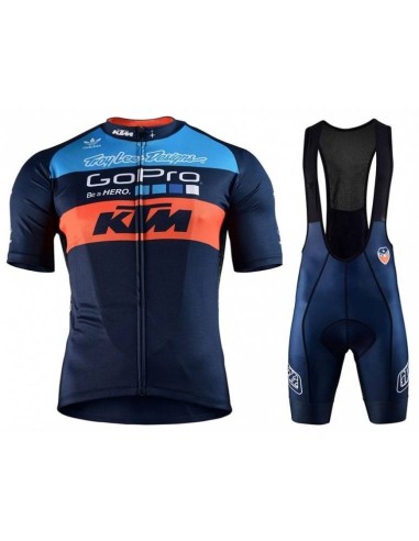 Equipación corta con tirantes KTM para ciclismo a buen precio