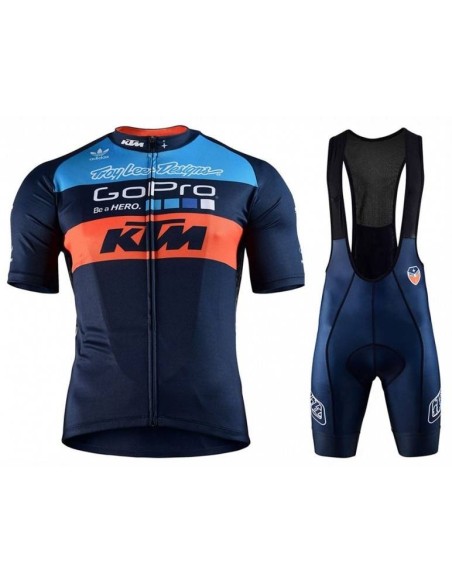 Equipación corta con tirantes KTM para ciclismo a buen precio