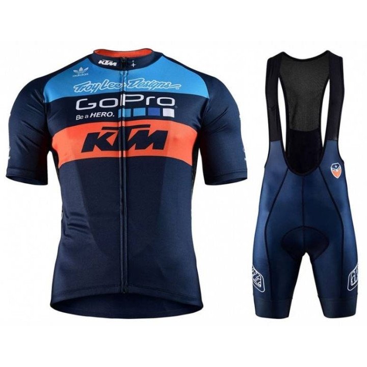 Equipación corta con tirantes KTM para ciclismo a buen precio