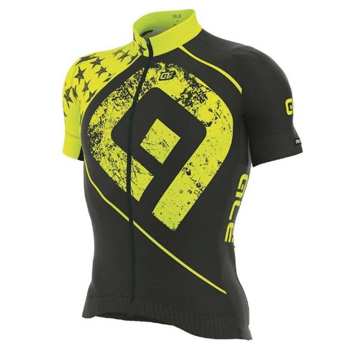 Maillot corto ALE GRAPHICS PRR STAR para ciclistas que buscan estilo y comodidad
