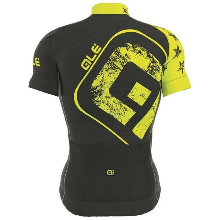 Maillot corto ALE GRAPHICS PRR STAR para ciclistas que buscan estilo y comodidad