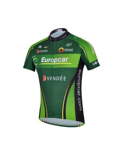 Maillot corto Europcar: comodidad y estilo para tus rutas en bici