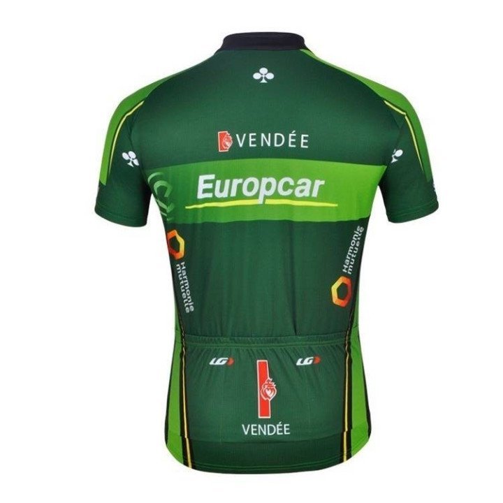 Maillot corto Europcar: comodidad y estilo para tus rutas en bici
