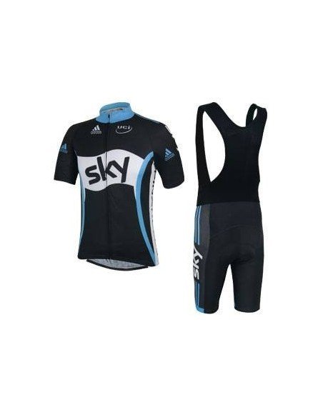 Equipación corta de ciclismo SKY cómoda y a buen precio