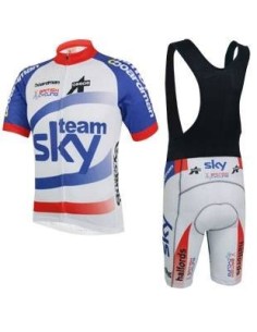 Conjunto Corto de Ciclismo SKY para Pedalear Cómodo