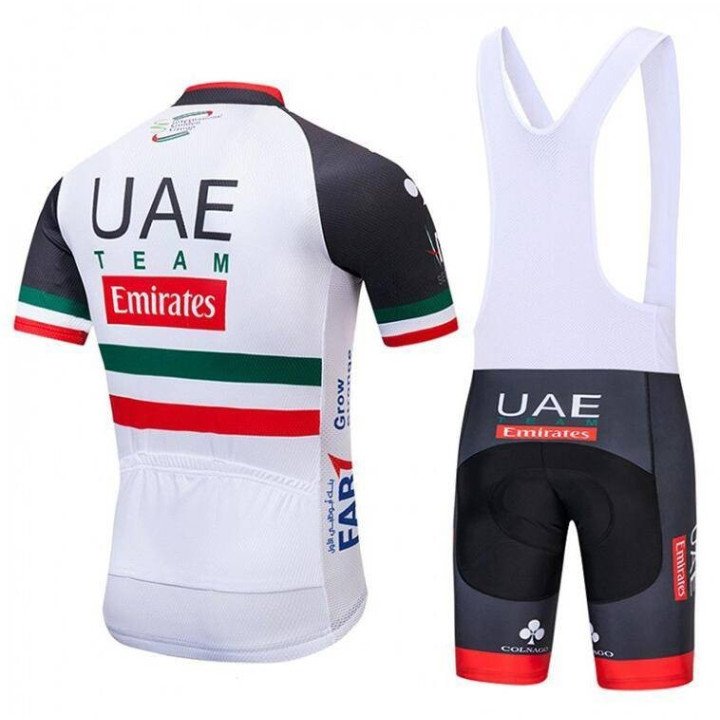 Equipación de ciclismo UAE corta y cómoda para tus rutas